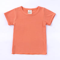 Load image into Gallery viewer, 2 Pieces Set Baby Kid Unisex Solid Color T-Shirts And Shorts Wholesale 23030311

