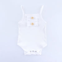 Load image into Gallery viewer, 2 Pieces Set Baby Girls Solid Color Striped Rompers And Skirts Wholesale 23030312
