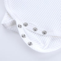 Load image into Gallery viewer, 2 Pieces Set Baby Girls Solid Color Striped Rompers And Skirts Wholesale 23030312
