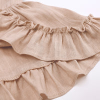 Load image into Gallery viewer, 2 Pieces Set Baby Girls Solid Color Dresses And Shorts Wholesale 230303137
