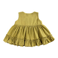 Load image into Gallery viewer, 2 Pieces Set Baby Girls Solid Color Dresses And Shorts Wholesale 230303137

