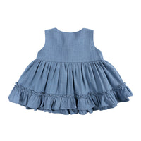 Load image into Gallery viewer, 2 Pieces Set Baby Girls Solid Color Dresses And Shorts Wholesale 230303137
