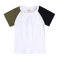 Load image into Gallery viewer, 2 Pieces Set Baby Kid Unisex Color-blocking T-Shirts And Shorts Wholesale 630713513

