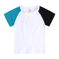 Load image into Gallery viewer, 2 Pieces Set Baby Kid Unisex Color-blocking T-Shirts And Shorts Wholesale 23030314
