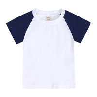Load image into Gallery viewer, 2 Pieces Set Baby Kid Unisex Color-blocking T-Shirts And Shorts Wholesale 630713513
