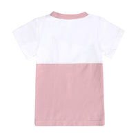 Load image into Gallery viewer, 2 Pieces Set Baby Kid Unisex Color-blocking T-Shirts And Shorts Wholesale 630713513
