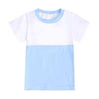 Load image into Gallery viewer, 2 Pieces Set Baby Kid Unisex Color-blocking T-Shirts And Shorts Wholesale 23030314
