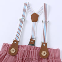 Load image into Gallery viewer, 2 Pieces Set Baby Boys Dressy Bow Shirts And Solid Color Rompers Wholesale 230303141
