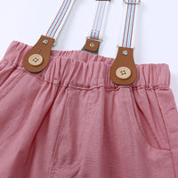 Load image into Gallery viewer, 2 Pieces Set Baby Boys Dressy Bow Shirts And Solid Color Rompers Wholesale 230303141
