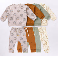 Load image into Gallery viewer, 2 Pieces Set Baby Unisex Animals Cartoon Print Hoodies Sweatshirts And Pants Wholesale 230303142
