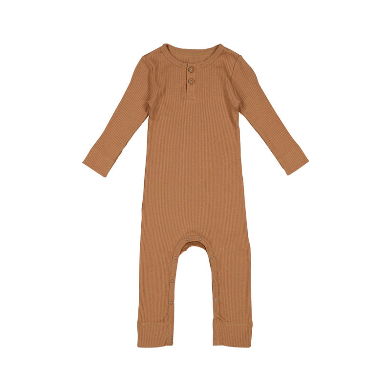 Baby Unisex Solid Color Jumpsuits Wholesale 230303152