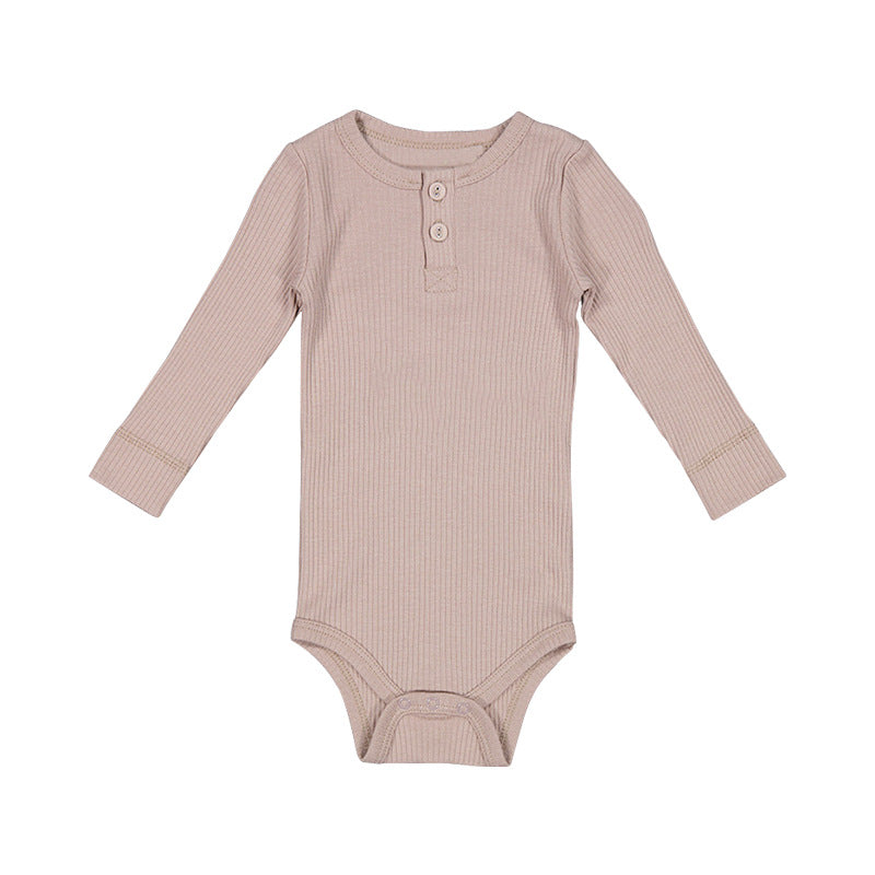 Baby Unisex Solid Color Rompers Wholesale 230303153