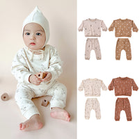 Load image into Gallery viewer, 2 Pieces Set Baby Unisex Dinosaur Print Hoodies Sweatshirts And Pants Wholesale 230303154
