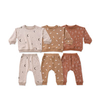 Load image into Gallery viewer, 2 Pieces Set Baby Unisex Dinosaur Print Hoodies Sweatshirts And Pants Wholesale 230303154
