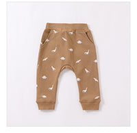 Load image into Gallery viewer, 2 Pieces Set Baby Unisex Dinosaur Print Hoodies Sweatshirts And Pants Wholesale 230303154
