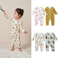 Load image into Gallery viewer, Baby Unisex Animals Print Jumpsuits Wholesale 230303171
