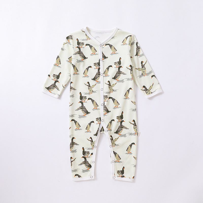 Baby Unisex Animals Print Jumpsuits Wholesale 230303171