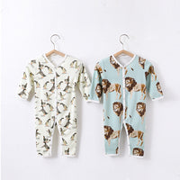 Load image into Gallery viewer, Baby Unisex Animals Print Jumpsuits Wholesale 230303171
