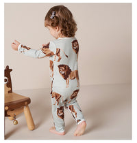 Load image into Gallery viewer, Baby Unisex Animals Print Jumpsuits Wholesale 230303171
