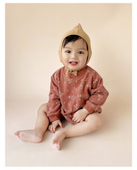 Load image into Gallery viewer, Baby Unisex Flower Dinosaur Print Rompers Wholesale 230303172
