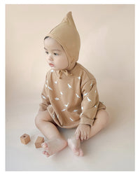 Load image into Gallery viewer, Baby Unisex Flower Dinosaur Print Rompers Wholesale 230303172
