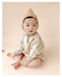 Load image into Gallery viewer, Baby Unisex Flower Dinosaur Print Rompers Wholesale 230303172
