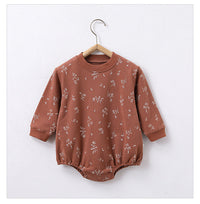 Load image into Gallery viewer, Baby Unisex Flower Dinosaur Print Rompers Wholesale 230303172
