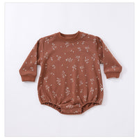 Load image into Gallery viewer, Baby Unisex Flower Dinosaur Print Rompers Wholesale 230303172
