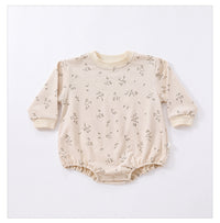 Load image into Gallery viewer, Baby Unisex Flower Dinosaur Print Rompers Wholesale 230303172
