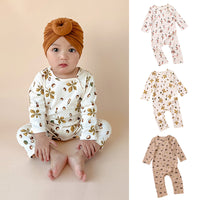 Load image into Gallery viewer, Baby Unisex Animals Plant Print Jumpsuits Wholesale 230303177
