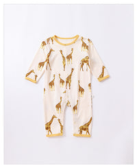 Load image into Gallery viewer, Baby Unisex Animals Print Jumpsuits Wholesale 230303178
