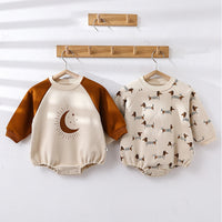 Load image into Gallery viewer, Baby Unisex Animals Cartoon Print Rompers Wholesale 230303181
