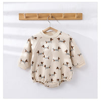 Load image into Gallery viewer, Baby Unisex Animals Cartoon Print Rompers Wholesale 230303181
