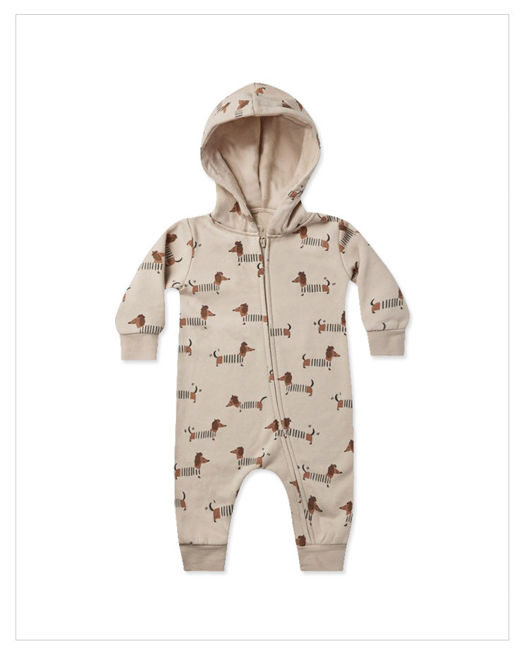 Baby Unisex Animals Cartoon Print Jumpsuits Wholesale 230303183