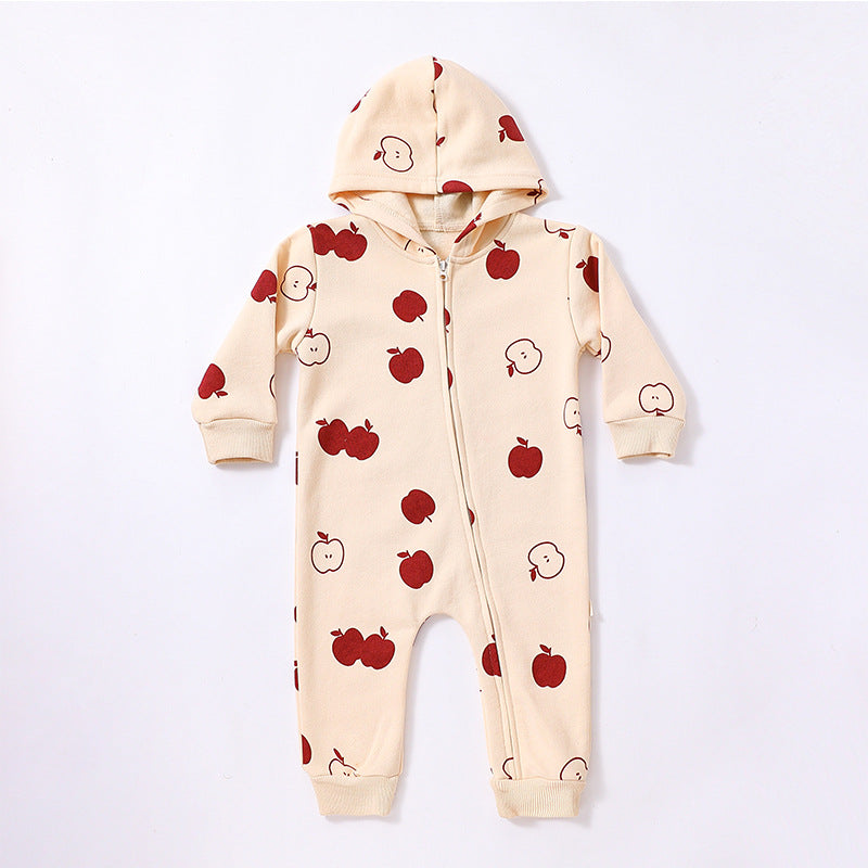 Baby Unisex Fruit Plant Print Jumpsuits Wholesale 230303197