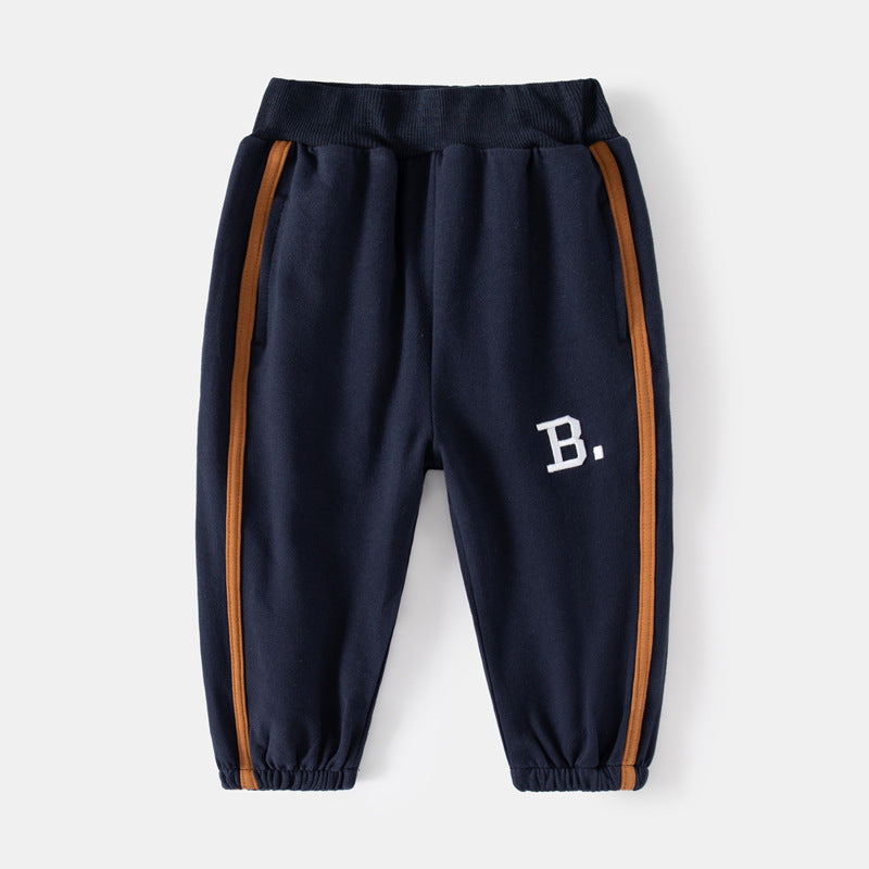 Baby Kid Boys Embroidered Alphabet Sports Pants Wholesale 230303200