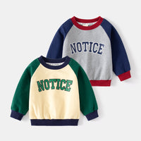 Load image into Gallery viewer, Baby Kid Boys Letters Color-blocking Hoodies Sweatshirts Wholesale 230303201
