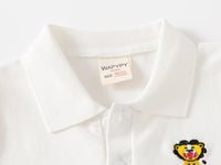 Load image into Gallery viewer, Baby Kid Boys Color-blocking Cartoon Embroidered Polo Shirts Wholesale 230303203
