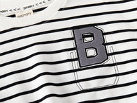 Load image into Gallery viewer, Baby Kid Boys Striped Embroidered Alphabet Hoodies Sweatshirts Wholesale 230303205
