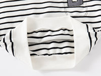 Load image into Gallery viewer, Baby Kid Boys Striped Embroidered Alphabet Hoodies Sweatshirts Wholesale 230303205
