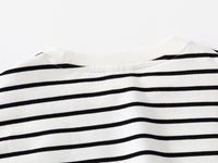 Load image into Gallery viewer, Baby Kid Boys Striped Embroidered Alphabet Hoodies Sweatshirts Wholesale 230303205
