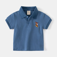 Load image into Gallery viewer, Baby Kid Boys Cartoon Embroidered Polo Shirts Wholesale 230303236
