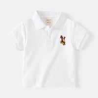Load image into Gallery viewer, Baby Kid Boys Cartoon Embroidered Polo Shirts Wholesale 230303236
