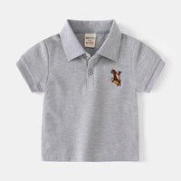 Load image into Gallery viewer, Baby Kid Boys Cartoon Embroidered Polo Shirts Wholesale 230303236
