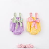 Load image into Gallery viewer, Baby Girls Checked Rompers Wholesale 230303269
