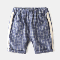 Load image into Gallery viewer, Baby Kid Boys Color-blocking Checked Shorts Wholesale 230303280
