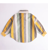 Load image into Gallery viewer, Baby Kid Boys Striped Color-blocking Tops Wholesale 230303281
