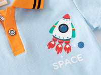 Load image into Gallery viewer, Baby Kid Boys Letters Color-blocking Print Polo Shirts Wholesale 230303284
