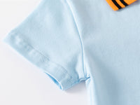 Load image into Gallery viewer, Baby Kid Boys Letters Color-blocking Print Polo Shirts Wholesale 230303284
