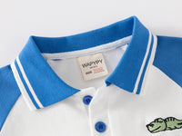Load image into Gallery viewer, Baby Kid Boys Color-blocking Polo Shirts Wholesale 230303308
